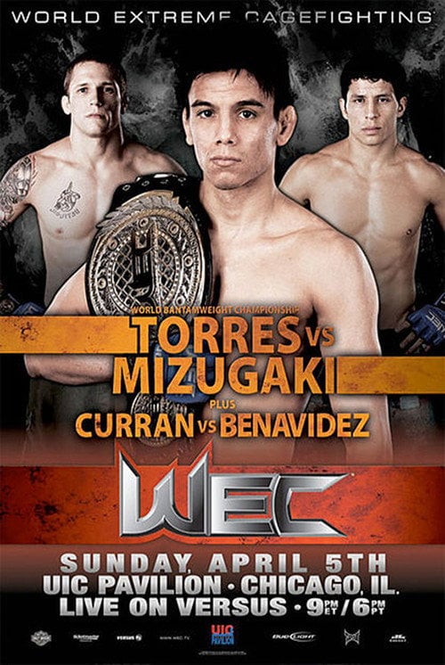 Постер WEC 40: Torres vs. Mizugaki (2009)